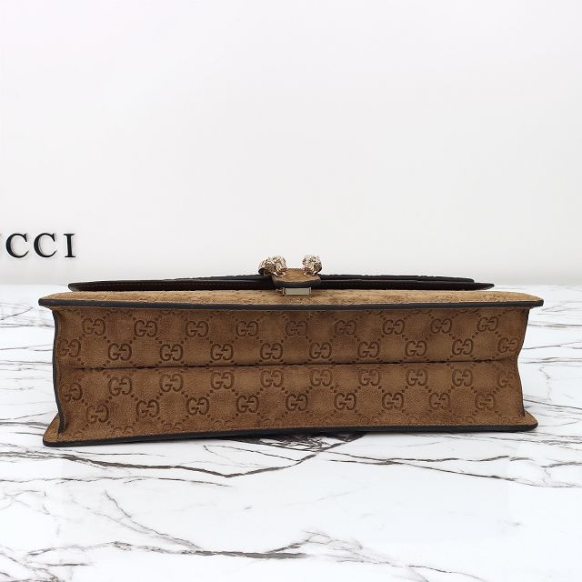 GG original suede dionysus large shoulder bag 795003 brown