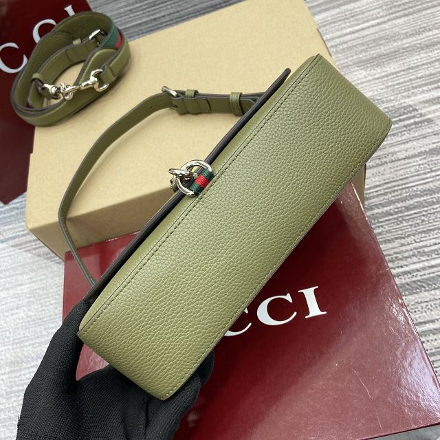 GG original calfskin small crossbody bag 821623 green