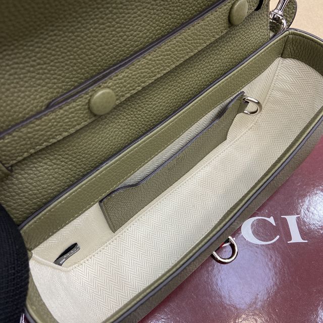 GG original calfskin small crossbody bag 821623 green