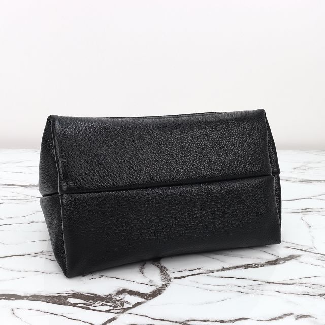 GG original calfskin softbit medium top handle bag 837467 black
