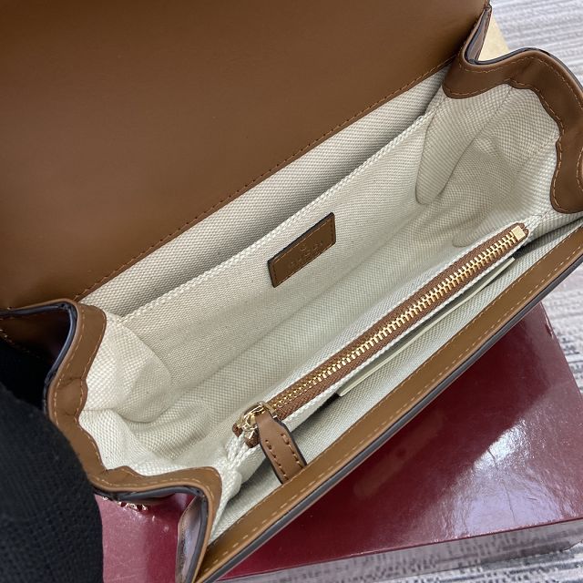 GG original canvas go small shoulder bag 826761 beige&brown