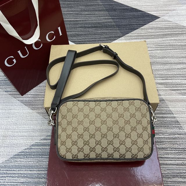 GG original canvas small crossbody bag 834802 brown