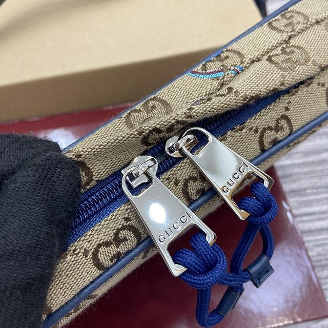 GG original canvas small crossbody bag 834802-2 brown