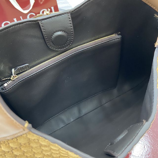 GG original suede B medium shoulder bag 834981 brown