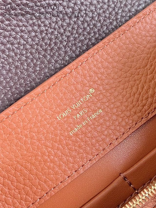 Louis vuitton original calfskin capucines mm handbag M20704 brown