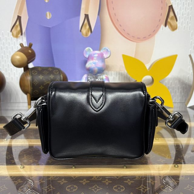 Louis vuitton original calfskin cargo wearable wallet M13989 black