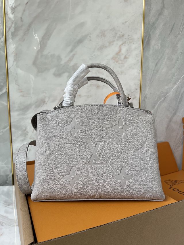 Louis vuitton original calfskin petit palais tote pm M58916 grey