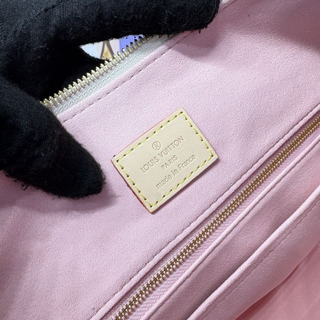 Louis vuitton original damier azur slouchy MM shoulder bag N00126