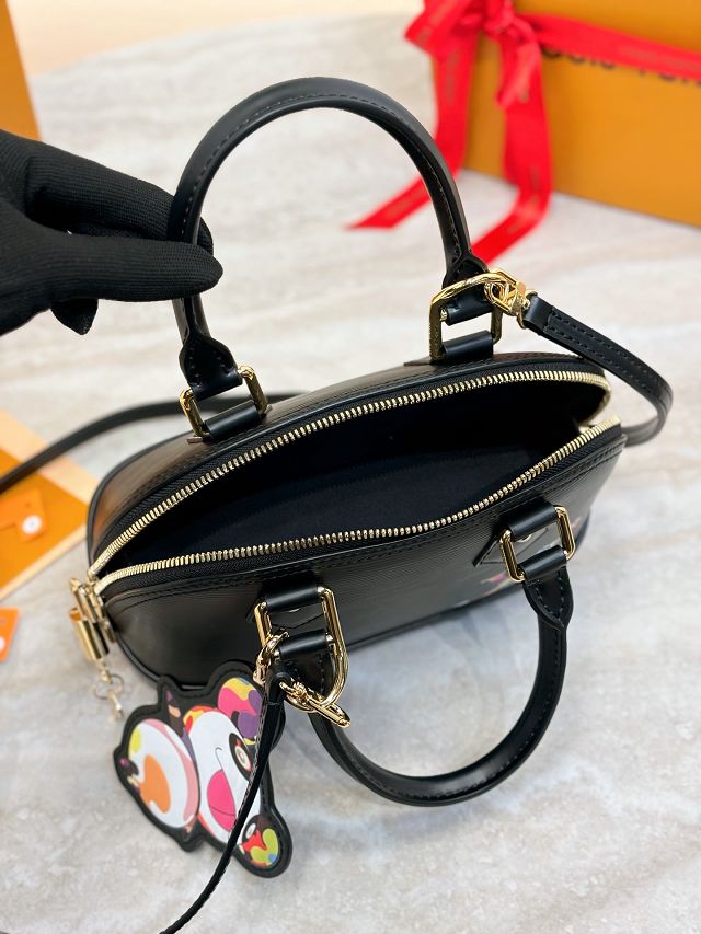 Louis vuitton original epi leather alma BB handbag M13670 black