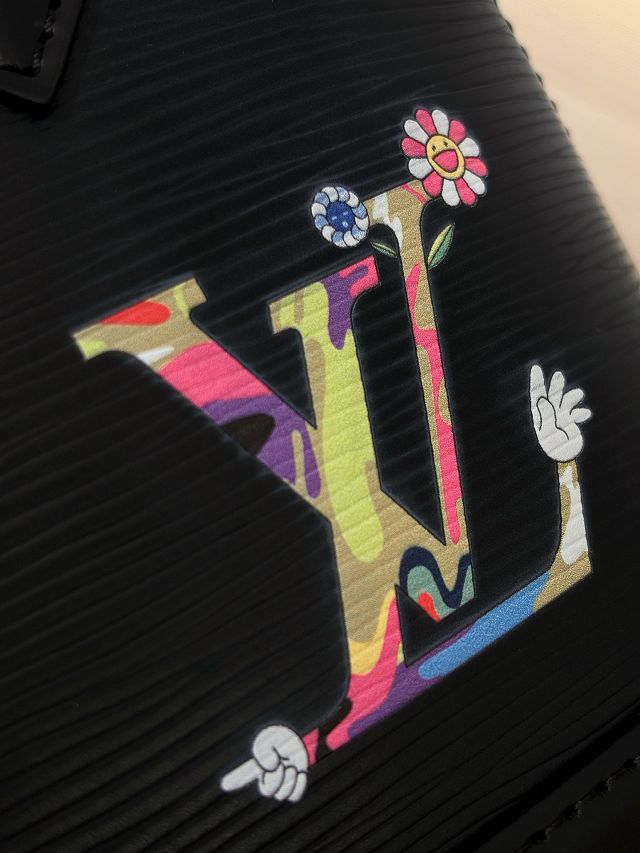 Louis vuitton original epi leather alma BB handbag M13670 black