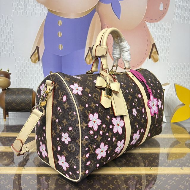 Louis vuitton original monogram canvas keepall 45 M13752