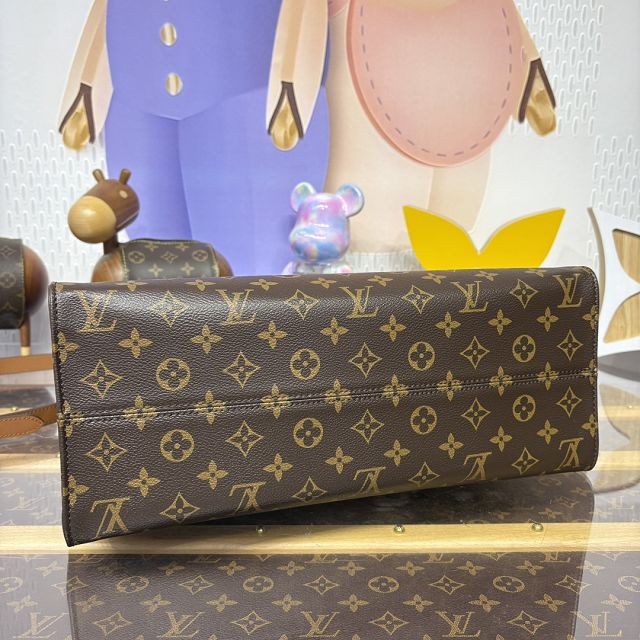 Louis vuitton original monogram canvas onthego organizer M14235 brown