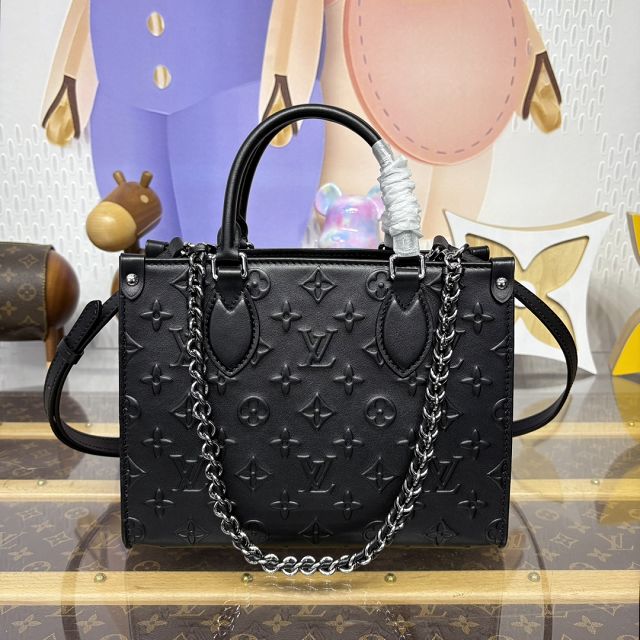 Louis vuitton original calfskin onthego PM M14576 black