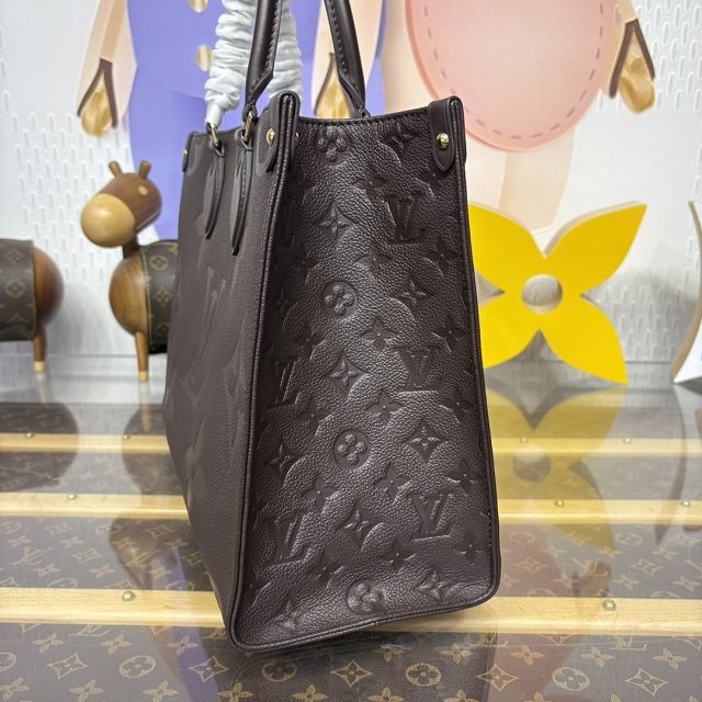 Louis vuitton original calfskin onthego mm M12967 chocolate