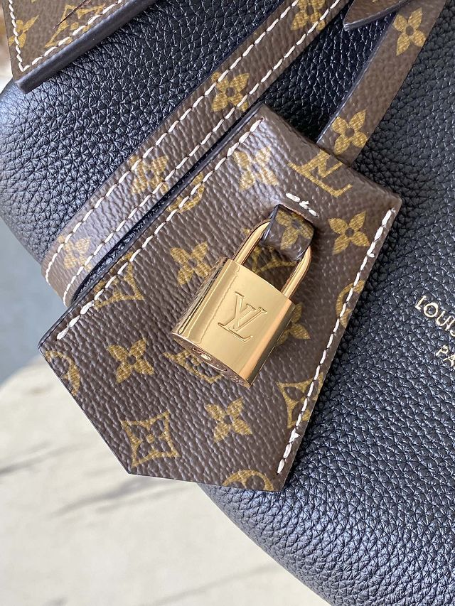 Louis vuitton original calfskin speedy soft 25 M13667 black