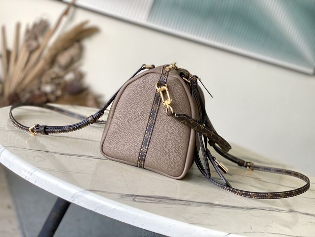 Louis vuitton original calfskin speedy soft 25 M13667 grey