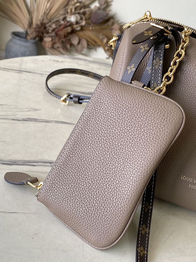 Louis vuitton original calfskin speedy soft 25 M13667 grey