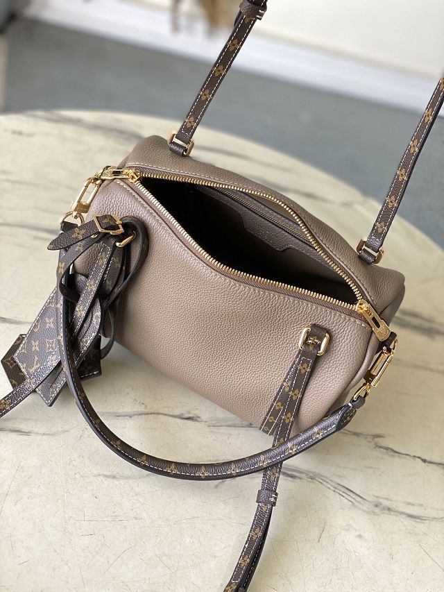 Louis vuitton original calfskin speedy soft 25 M13667 grey