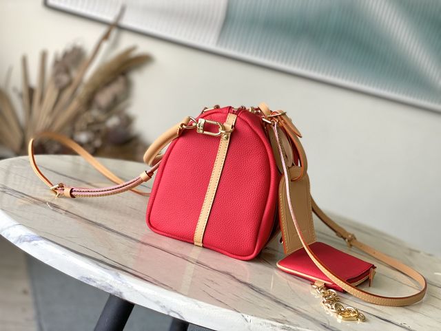 Louis vuitton original calfskin speedy soft 25 M13667 red