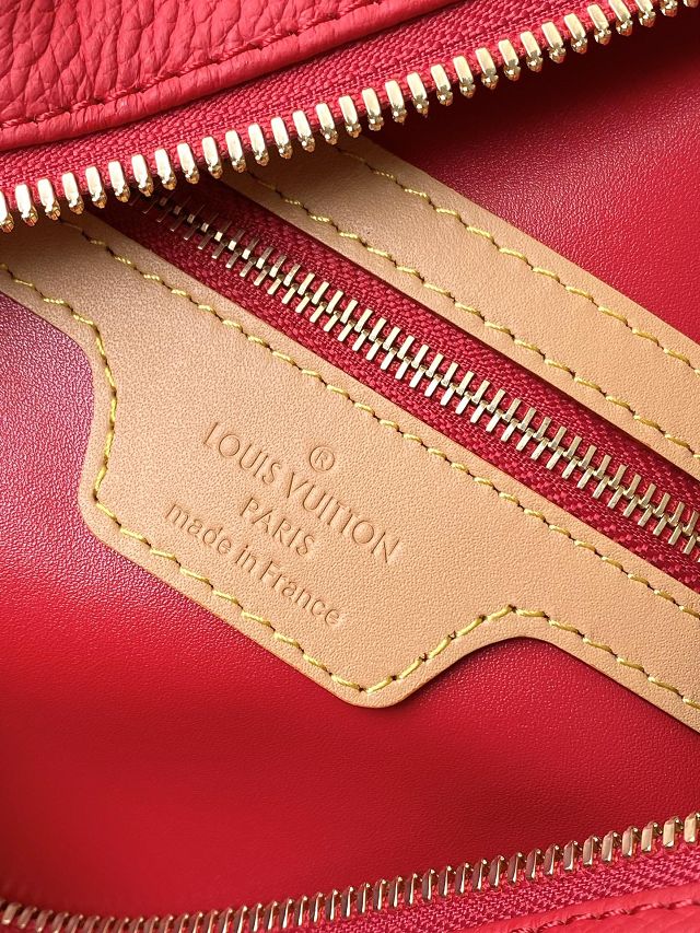 Louis vuitton original calfskin speedy soft 25 M13667 red