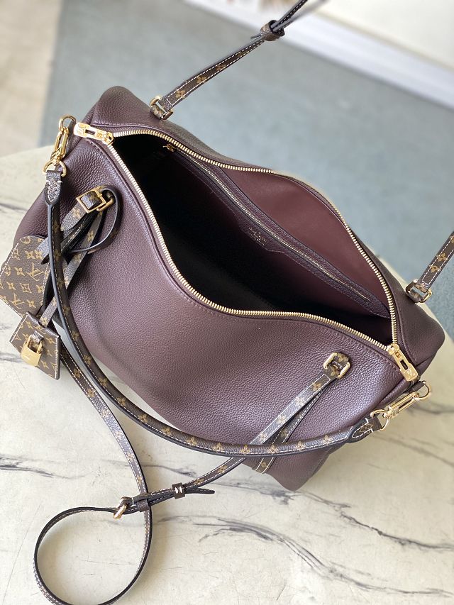 Louis vuitton original calfskin speedy soft 40 M13668 bordeaux