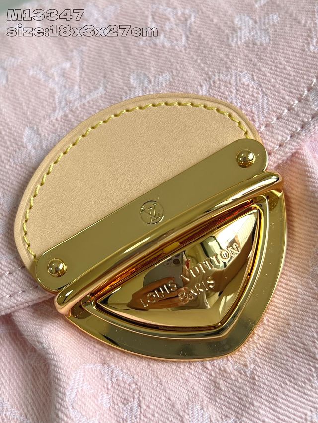 Louis vuitton original denim sunset vibe handbag M13347 pink