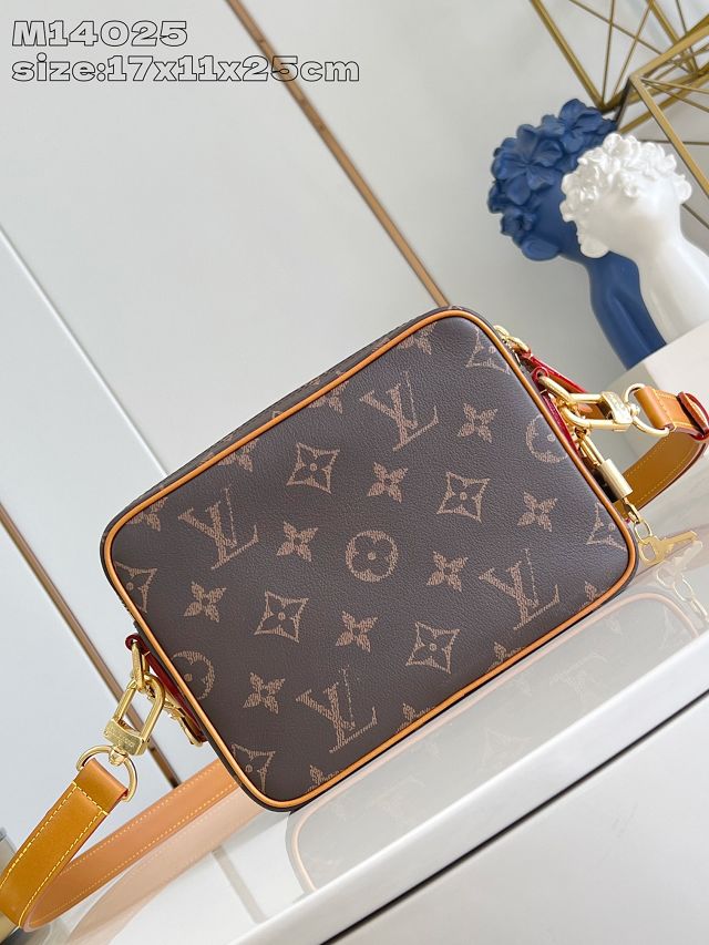 Louis vuitton original monogram calfskin nil city bag M14025 brown