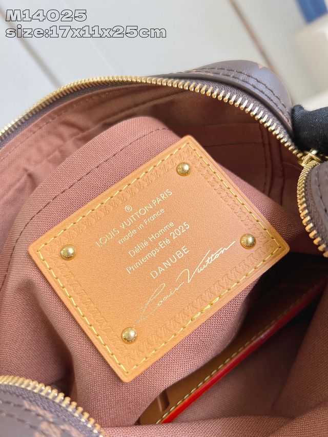 Louis vuitton original monogram calfskin nil city bag M14025 brown