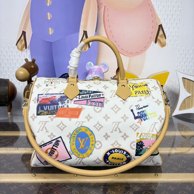 Louis vuitton original monogram dune canvas speedy soft 30 M14587