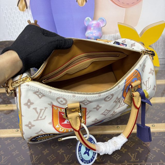 Louis vuitton original monogram dune canvas speedy soft 30 M14587