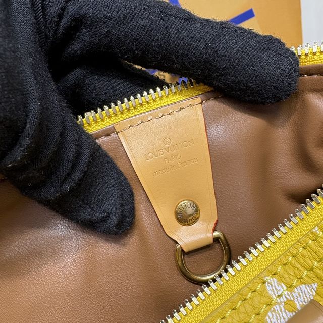 Louis vuitton original soft calfskin speedy P9 30 M21114 yellow