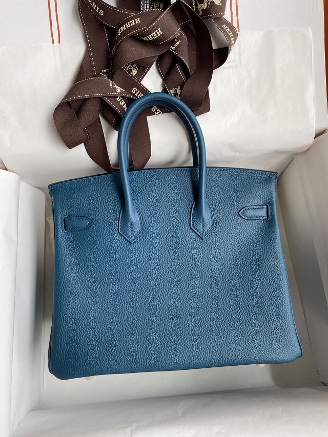 Hermes original togo leather birkin 25 bag H25-1 colvert