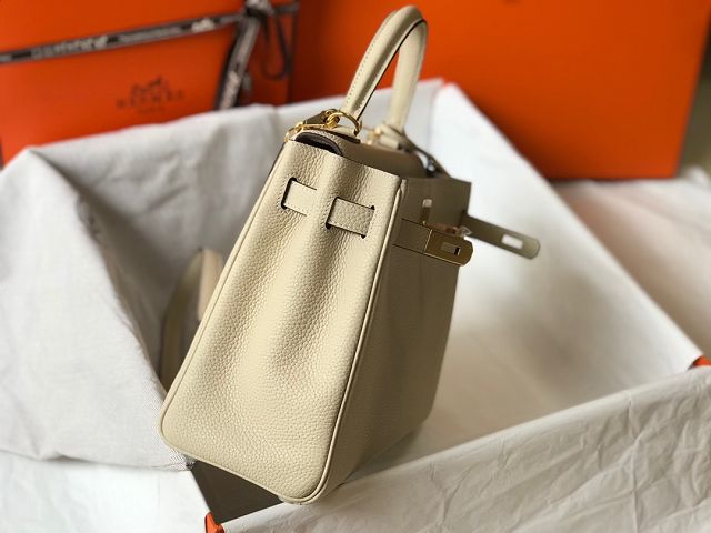 Hermes original togo leather kelly 25 bag K25 parthemin