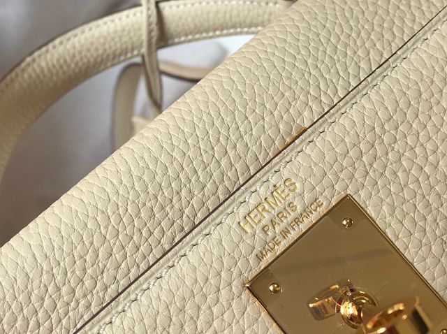 Hermes original togo leather kelly 25 bag K25 parthemin