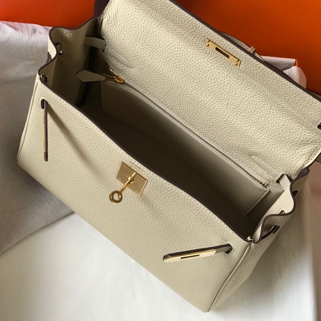 Hermes original togo leather kelly 25 bag K25 parthemin