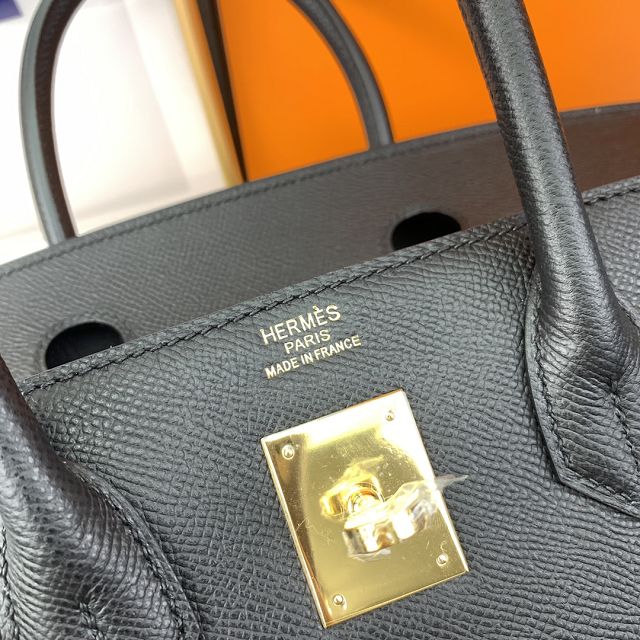 Hermes sellier original epsom leather birkin 35 bag H35-3 black