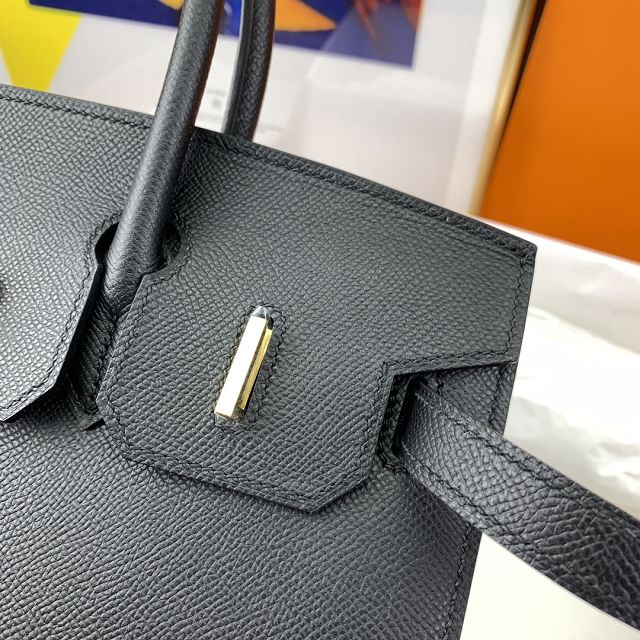Hermes sellier original epsom leather birkin 35 bag H35-3 black