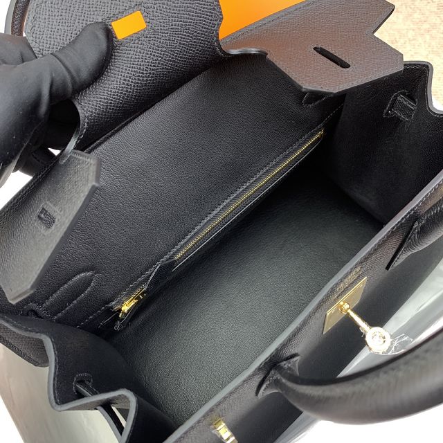 Hermes sellier original epsom leather birkin 35 bag H35-3 black