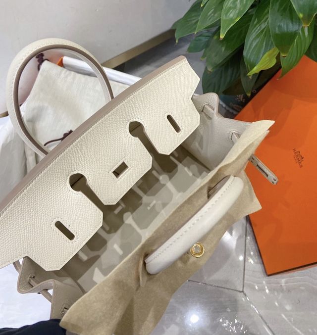 Hermes sellier original epsom leather birkin 35 bag H35-3 craie 