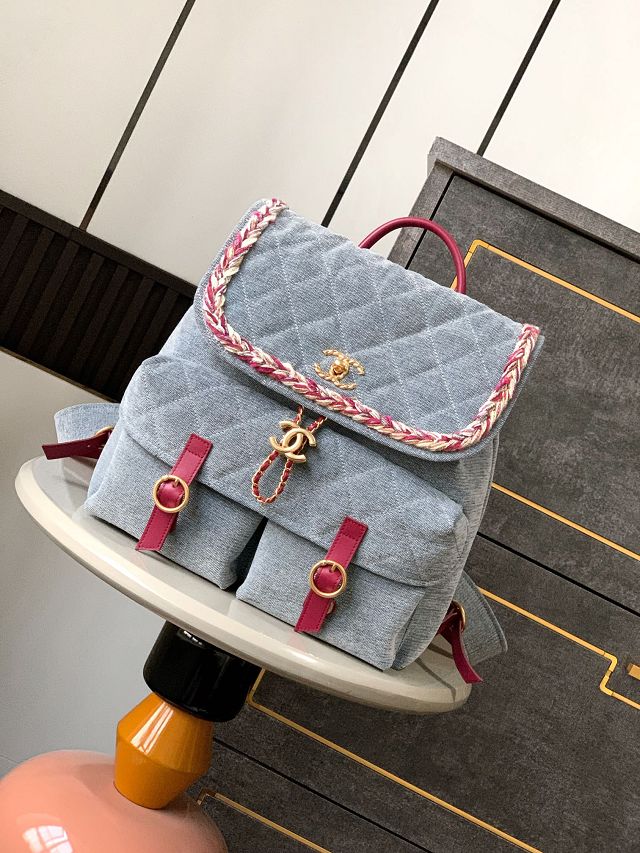 CC original denim backpack AS5471 blue