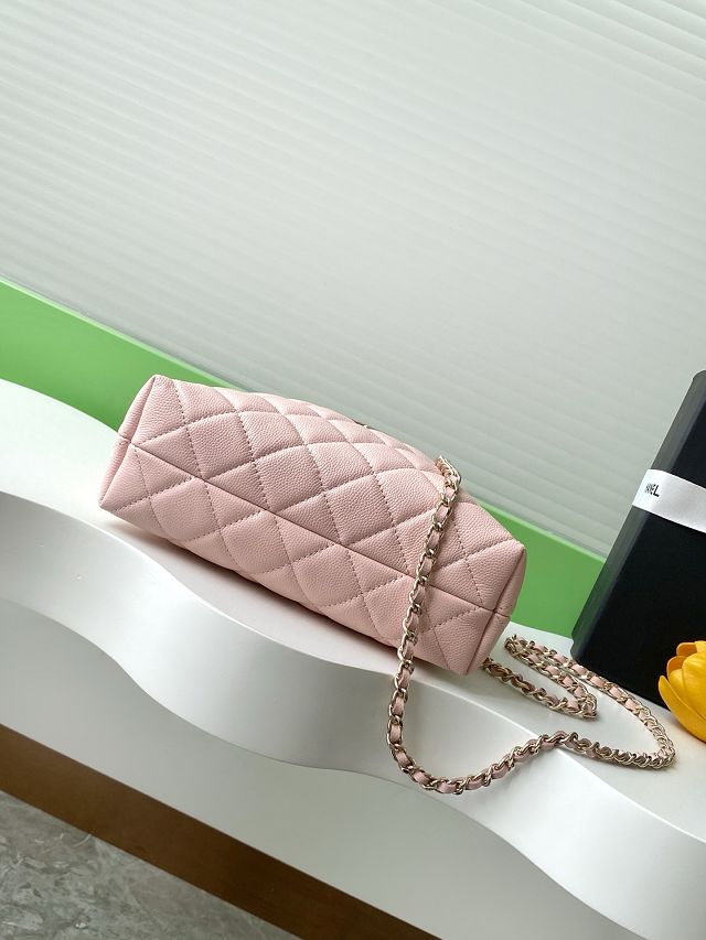 CC original grained calfskin pouch AP4591 pink