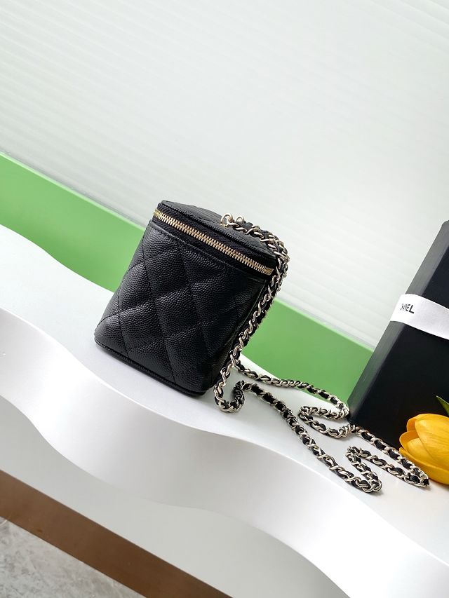 CC original grained calfskin small vanity with chain AP4530