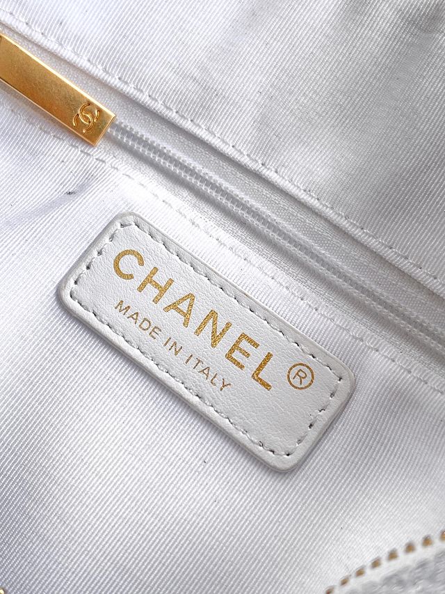 CC original lambskin mini hobo bag  AS5529 silver