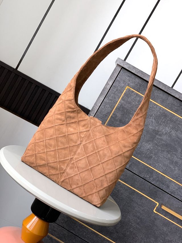 CC original suede small hobo handbag AS5302 brown