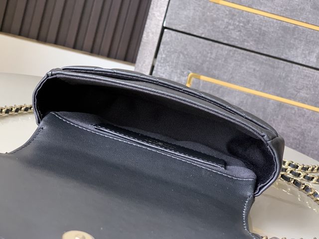 CC original lambskin mini top handle bag AP4516 black