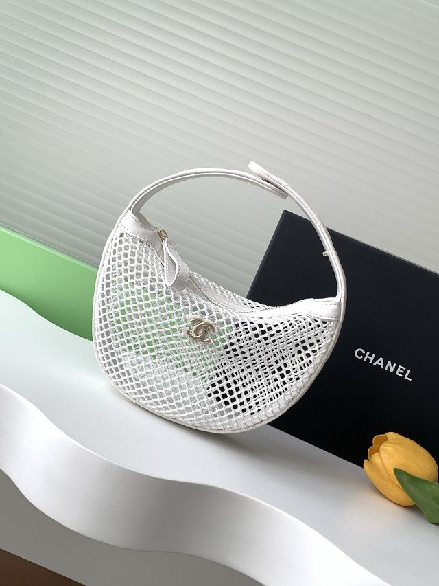 CC original mesh small pouch AP4575 white