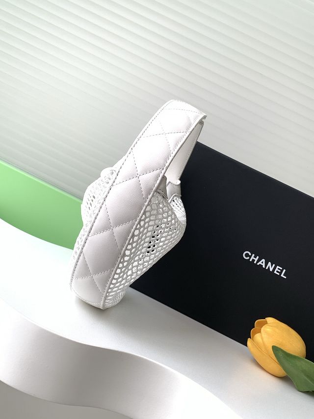 CC original mesh small pouch AP4575 white