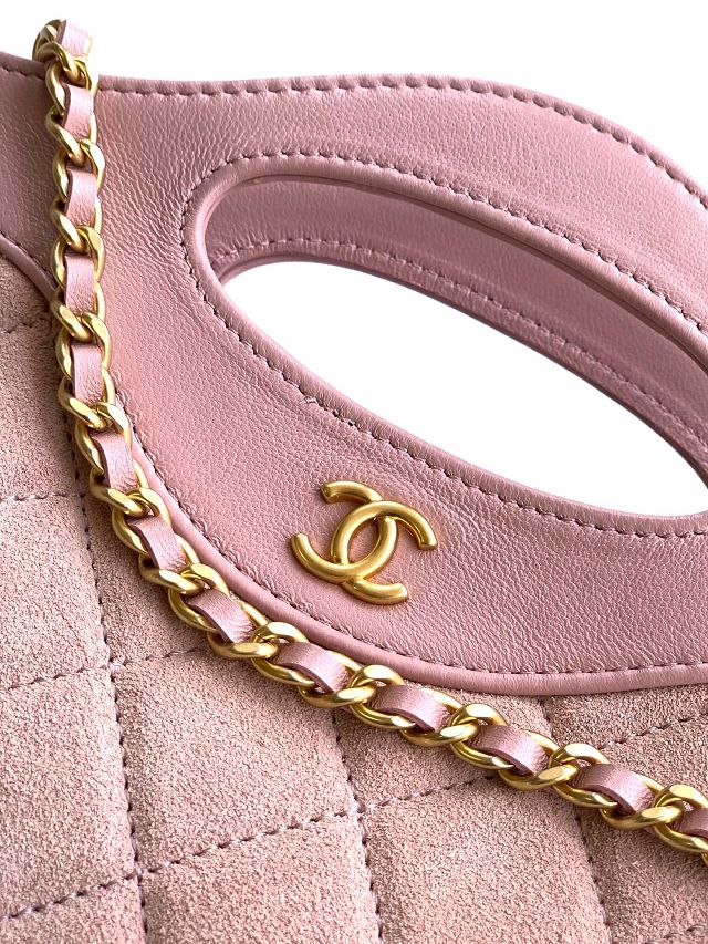 CC original suede nano 31 bag AS3656 pink