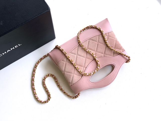 CC original suede nano 31 bag AS3656 pink