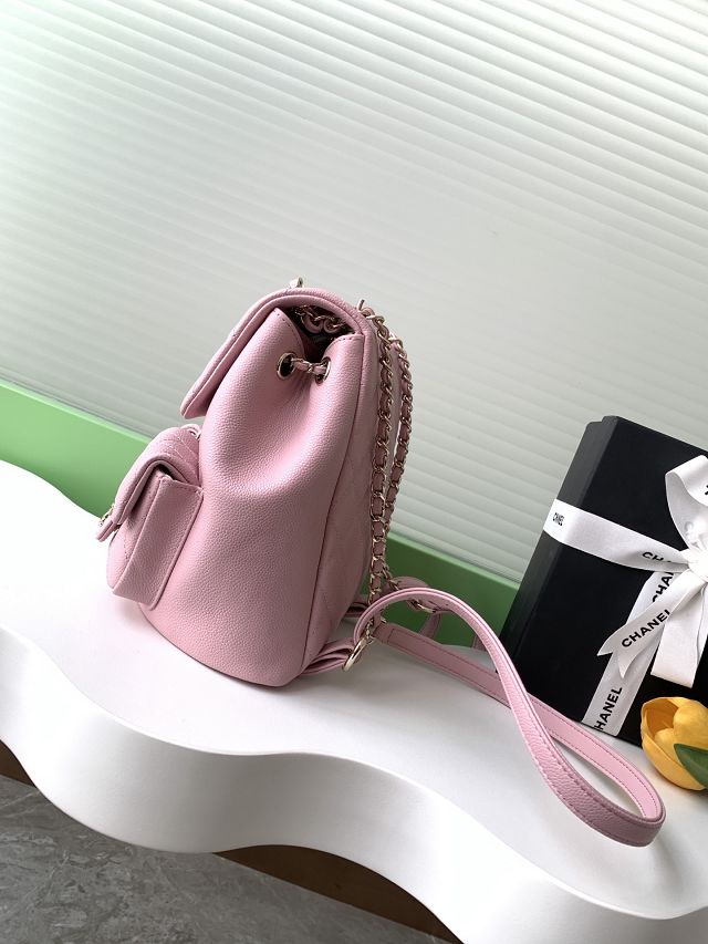 CC original grained calfskin backpack AS3860 pink